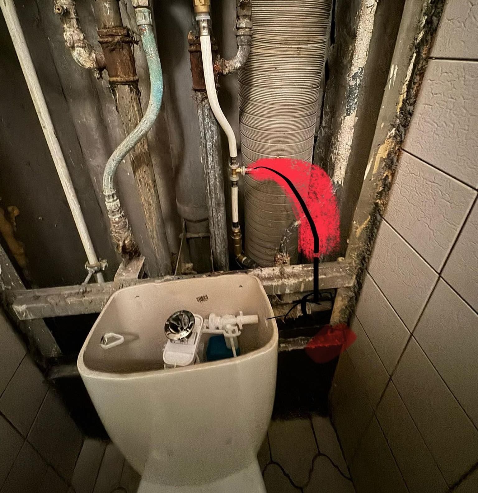WC tartály szerelés